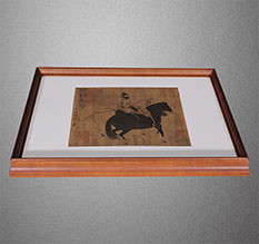 科尔沁右翼前书画装裱配框服务案例